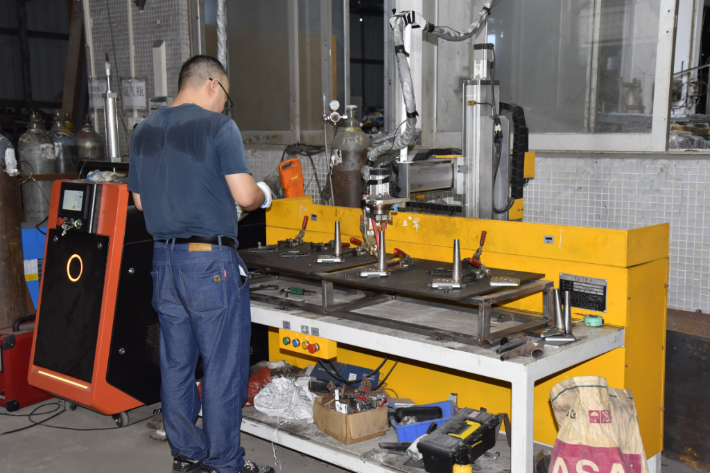 Production process of flight case braces